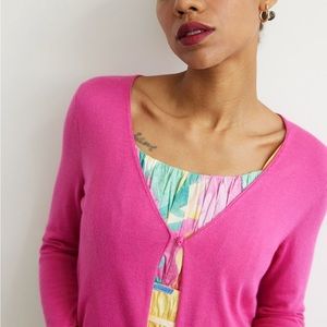 REITMANS 3/4-sleeves V-neckline bolero / short and light pink cardigan